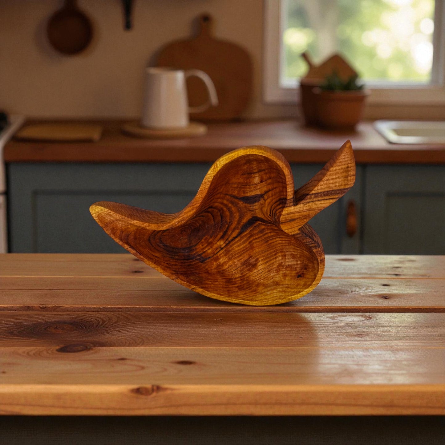 Wooden Leaf-shape Bowl