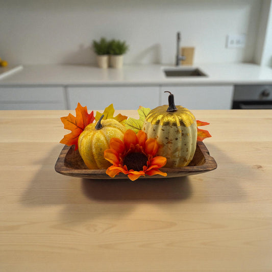 Bowl, wood grain finish, food grade