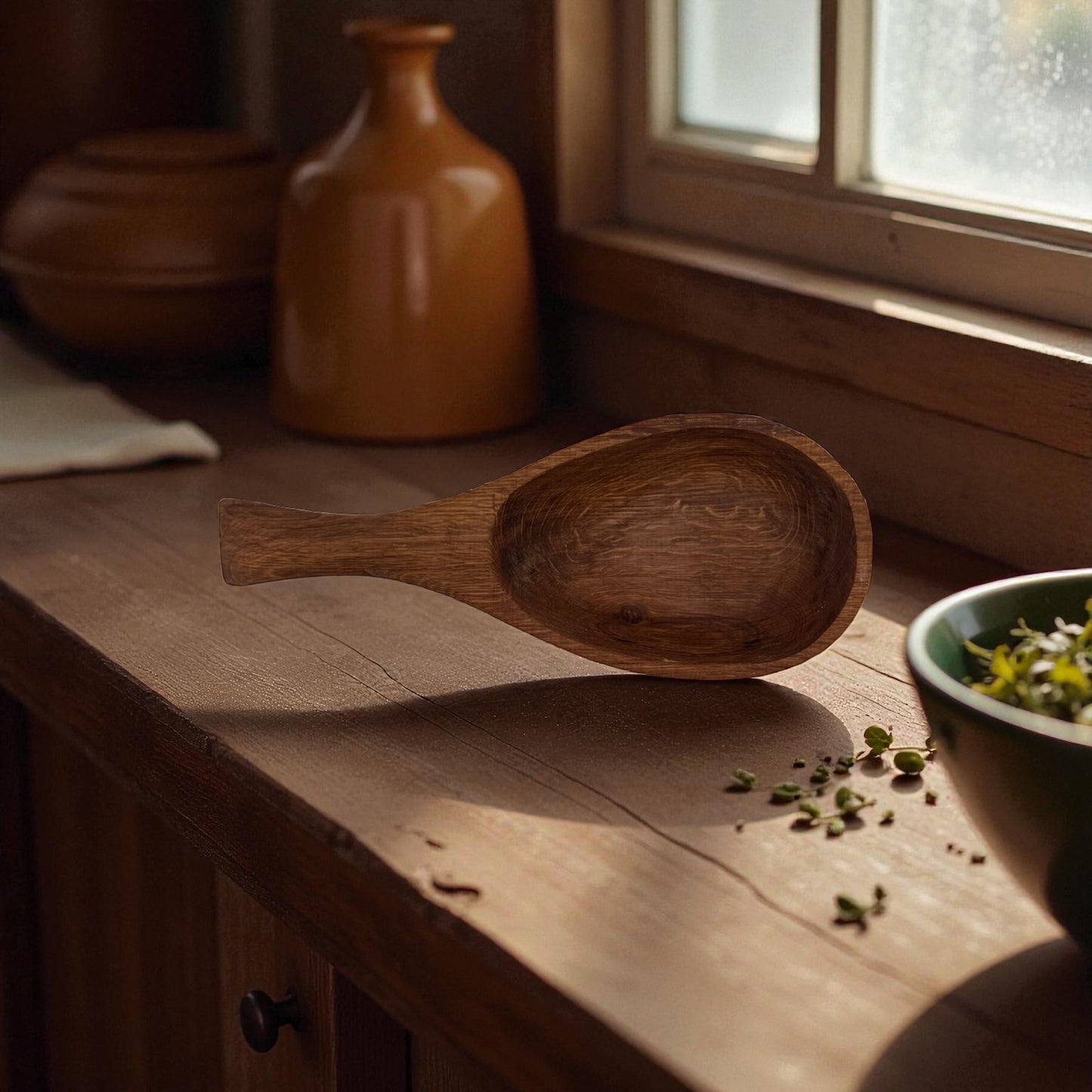 Ladle, wooden, food safe