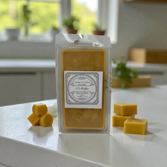 Soy Wax Melt, weight varies slightly: approx. 3.5oz/99.22 to 3.7oz/104.89g