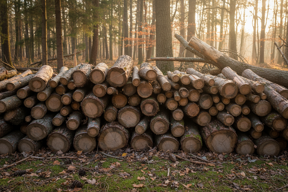 Wood pile